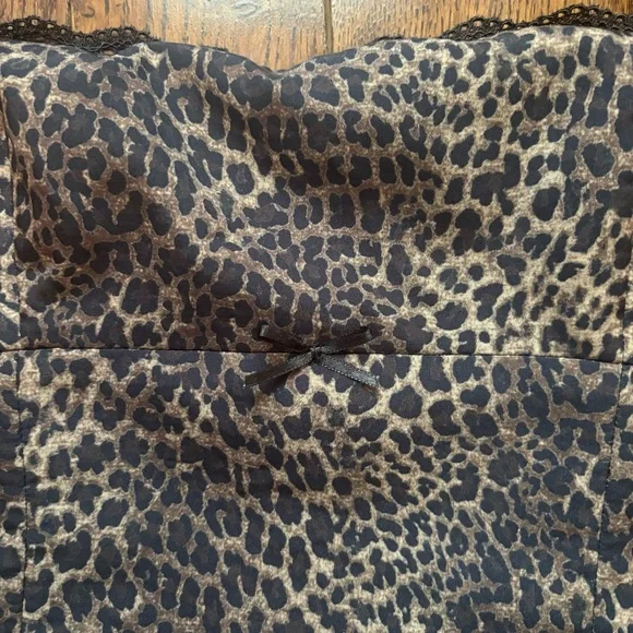 BNWOT Zara Cheetah Bustier Cropped Tank Top - Picture 3 of 6